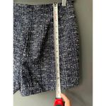 EXPRESS Women's Dress Shorts Navy Tweed Photo 6