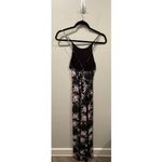 EXPRESS Black Floral Maxi Dress Photo 3