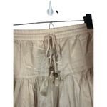 Gap  Beige Cotton Elastic Waist Front Tie Lined Mini Skirt Women Sz S Photo 3