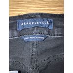Aeropostale  Black & Blue Denim High Rise juniors Jeans Women's Sz 0 & 00‎ Long Photo 3