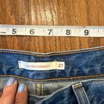 Levi's Levi’s low pro straight distressed dark wash jeans 27 Photo 9