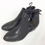 American Eagle Black Strappy Cutout Ankle booties Sz 6 Photo 3