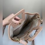 TMRW STUDIO Blush Milo Fold Over Suede Bag Crossbody Top Handle Anthropologie Pink Photo 10