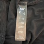 ASOS  NWT black mock neck side ties midi bodycon dress size 4 Photo 8