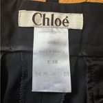 Chloé Chloe Wool Blend Trousers Black Tall Womens 38 6 Photo 3
