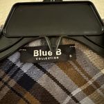 BLUE B Multicolor Plaid Flannel Button Up Shirt Jacket Shacket Small Cozy Photo 2