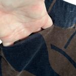 Boden velvet tulip print skirt brown/ black size 6 Brown Photo 5