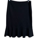 St. John  COLLECTION Women's Size 4 Black Wool Peplum Skirt Career‎ wear Photo 0
