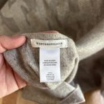 Anthropologie Clara Camo Wrap Scarf Grey 53" sq Photo 2