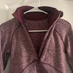 Lululemon Women’s 4 Always Alert 1/2 Zip Heathered Garnet Winter Outdoor Top Photo 6