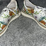 Free People Jackson White Tropical Print Espadrille Pineapple Sneakers Photo 2