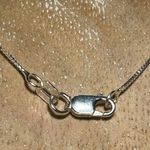 Sterling Silver Mother of Pearl Leaf 925  Necklace Photo 9
