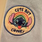 Disney Lilo & Stitch Hoodie Full Zip Sweatshirt Women's XS Blue Freeze Casual Photo 8