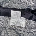 Larry Levine  Suits Black White Tweed Pencil Straight Skirt Women's Size 14 Photo 4