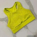 Fabletics  Activewear Neon Yellow Racerback Athletic Sports Bra Womens Size Small Photo 0
