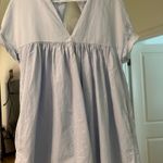 ZARA Light Blue Babydoll  Mini Dress Photo 0