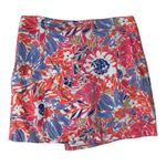 Sunsets & Sweet Tea women's size 6 small Vibrant Floral Skort skirt golf shorts Pink Photo 1