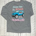 Jadelynn Brooke Gray Adventure Long Sleeve Shirt Photo 1