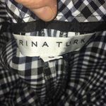 Trina Turk wide leg plaid business casual flat front size 0 trousers Photo 1