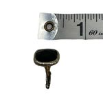 Monet Vintage Signed Pierced Gold Tone Black Facet Dangle Earrings Classy Retro Photo 6