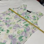 Sag Harbor Midi Dress Sz 6P 6 Petite Pastel Floral Sleeveless Tie Back Photo 8