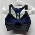 Victoria's Secret VSX  Sport Size 32DD Sports Bra Zip Front Racerback Padded EUC Photo 1