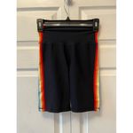 Spiritual Gangster  Rainbow Stripe Bike Shorts Womens XS Black Athleisure Photo 5