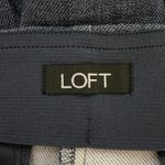 Loft Pants Womens 4 Blue High Waist Skinny Trouser Dress Career Office Casual Photo 4