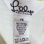 Lilly Pulitzer Vintage Tropical Print Terrycloth Swim Cover Dress Green XS Photo 8