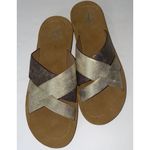 Corkys Sandals Women’s Size 9 Charm Slides Gold Copper Strappy Flats 80s 90s Y2K Photo 6