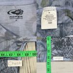 Roper Western Floral Paisley Long Sleeve Top Women's Size Medium Photo 2