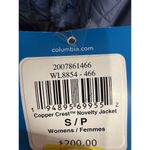 Columbia NWTS Women's Copper Crest Quilted Novelty Jacket Small Black Fleece Photo 6