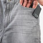 joe's jeans Joe’s Jeans Flawless High Rise Skinny Gray Jeans Raw Hem Stretch Denim Size 30 Photo 5