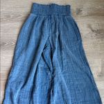 Anthropologie  Daily Practice The Aster Pants Wide Leg Gauzy Blue Small Photo 9