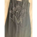Valentino Garavani VALENTINO BLACK BEADED DRESS size 8 Photo 4