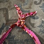 Aerie  Ruffle Halter One Piece Swimsuit L Desert Sand Photo 6