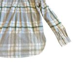 Panache Apparel Grey Plaid Button Photo 10
