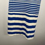 Uniqlo  X Marni Womens Blue Black Striped Midi T-Shirt Border Dress Medium Photo 4