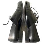 Maiyet Black Gold Oxford Leather Shoes 39 1/2 or size 9 Photo 9