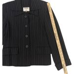 Kasper for A.S.L. Women's Size 6 Pinstripe Blazer Professional Casual Black Photo 5