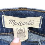 Madewell Stovepipe Denim Jeans Size 24P Raw Hem High Waisted Medium Wash Photo 6