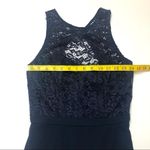 Bill Levkoff Levkoff Bridemade navy lace chiffon maxi dress  Size 4. Photo 3