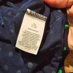 Boden Eleanor Jersey Midi Dress Size‎ US 10 Navy Kelly Green Dot Casual Summer Photo 7