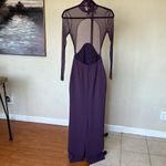 House Of CB HOUSE OF‎ CB XS D-DD  'Safiya' Black Grape Maxi Dress NWOT Photo 10