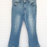 FOR THE REPUBLIC  Denim Frayed Ankle Jeans Photo 2