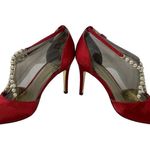 Adrianna Papell Women's Size 10 Aurora Pumps Red High Heel Shoes New in Box Photo 4