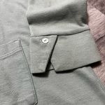 J.Jill  Sweater Womens V Neck Pullover Green Knit Pocket Casual Size M Photo 2