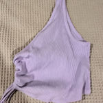 NA-KD  purple side ruched tank  Photo 0