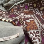 Free People Embroidered Boho Dress Aztec Southwestern Cottage Babydoll Sage Fall Photo 6