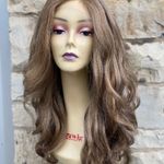 Thick blonde mix sidepart swisslace wig waves Photo 7